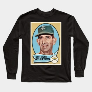 Retro Don Mossi Baseball Card Long Sleeve T-Shirt